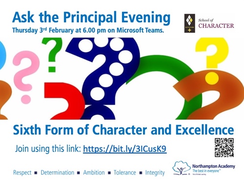 Virtual Ask The Principal Evening