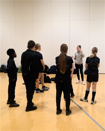 Sports Leadership Team Undergo Boccia Training